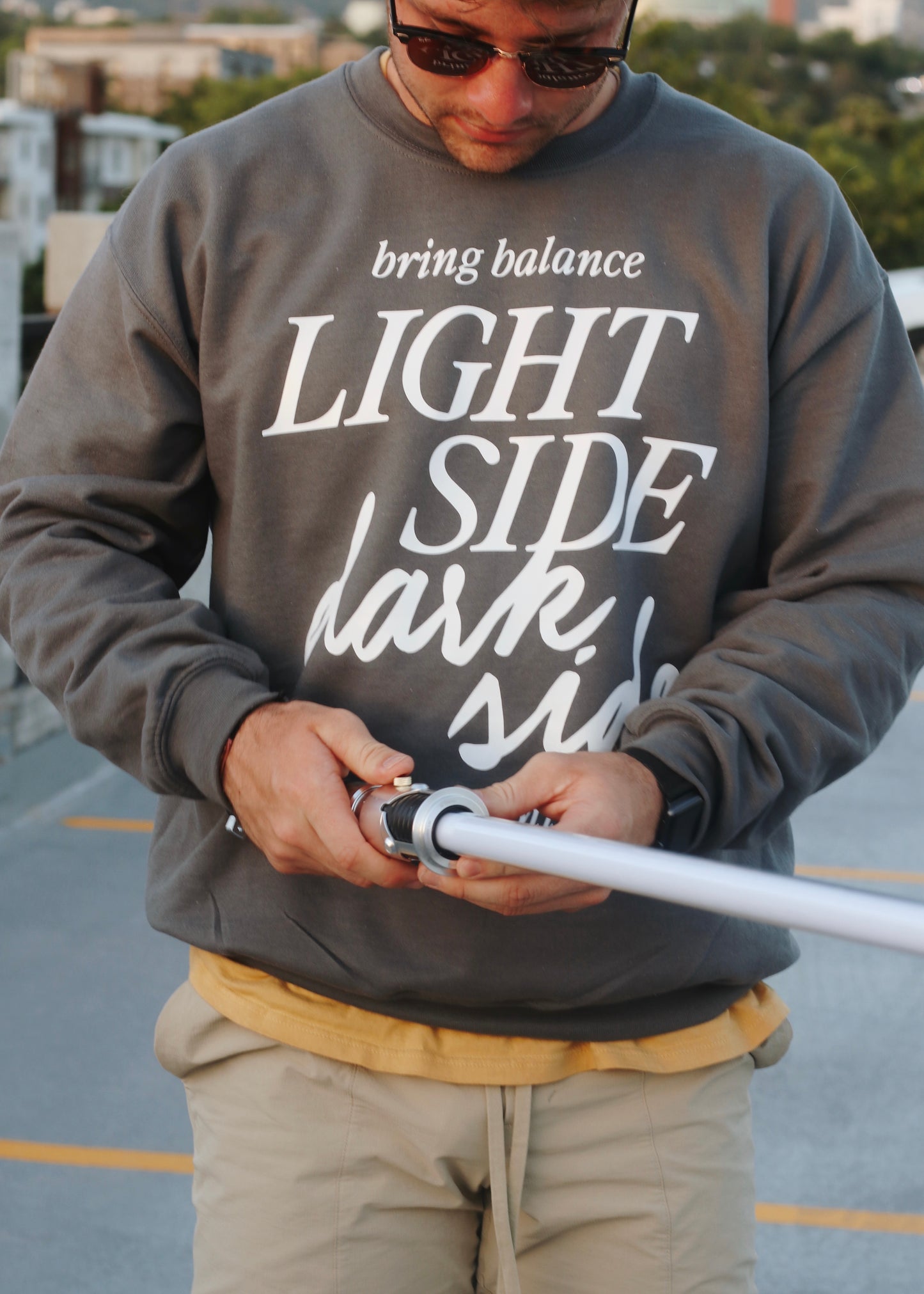 Light & Dark Side Crewneck