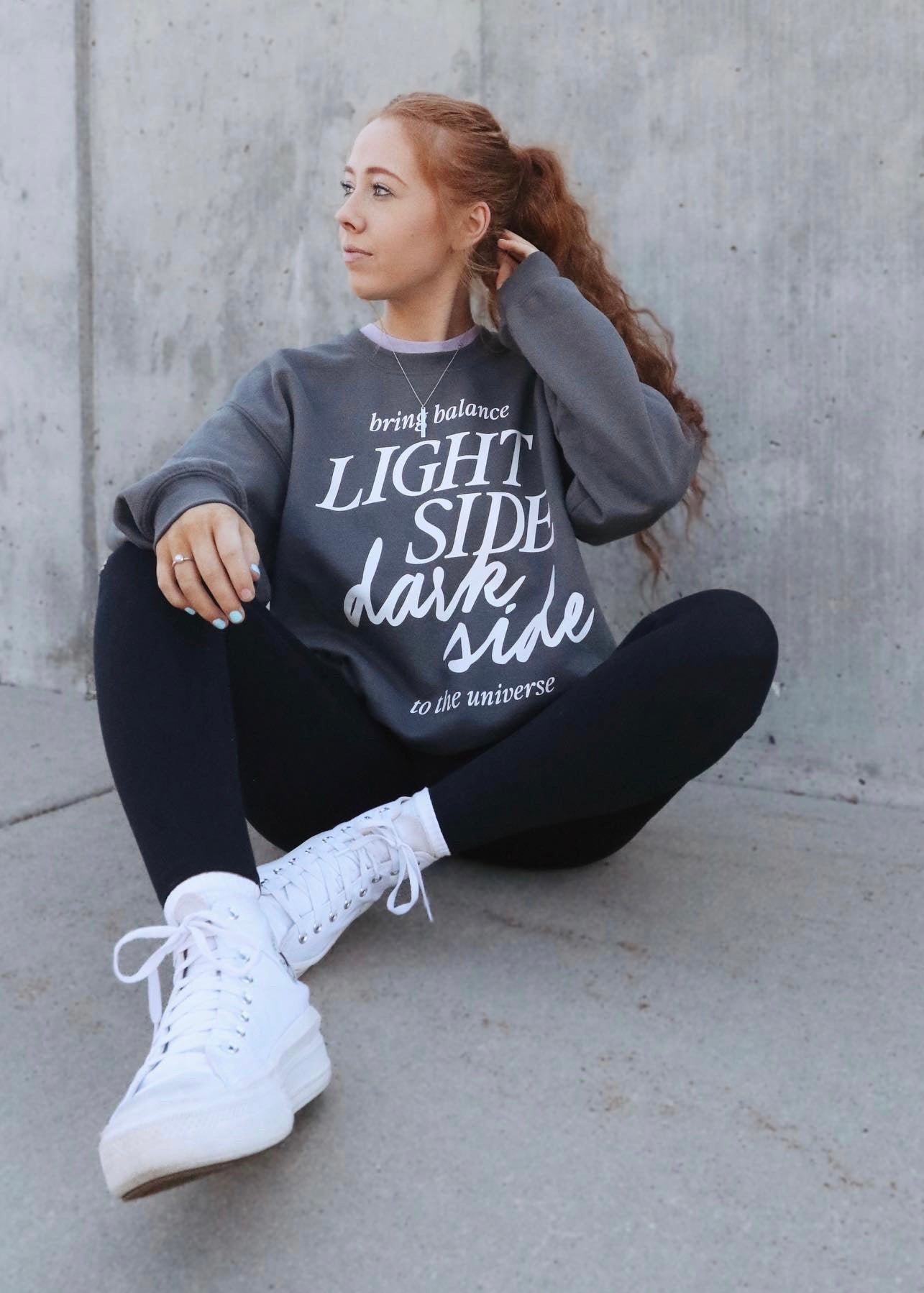 Light & Dark Side Crewneck