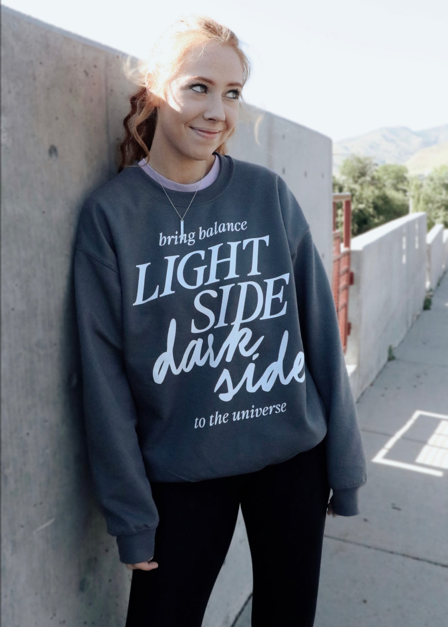 Light & Dark Side Crewneck