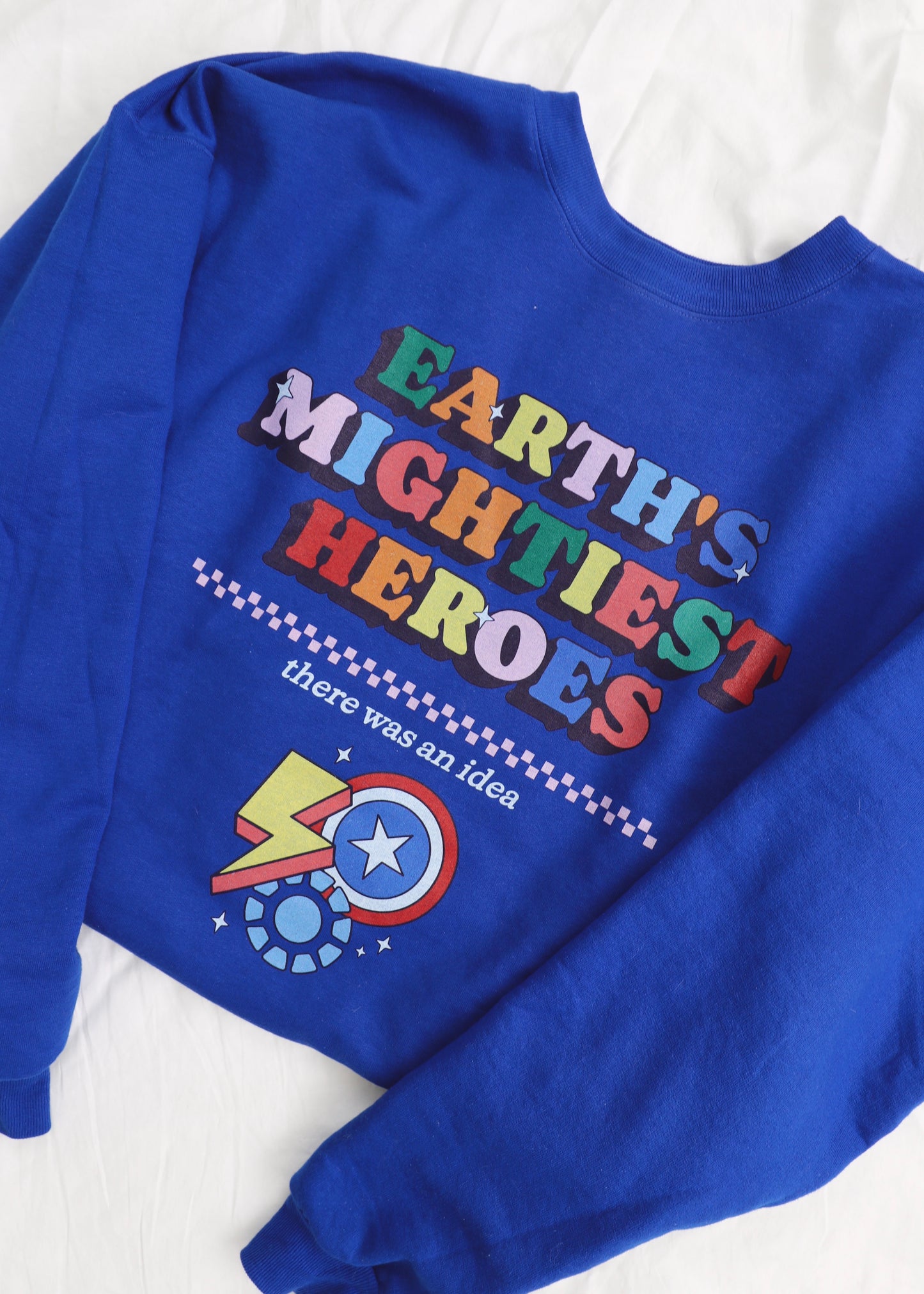 EARTH'S MIGHTIEST HEROES CREWNECK