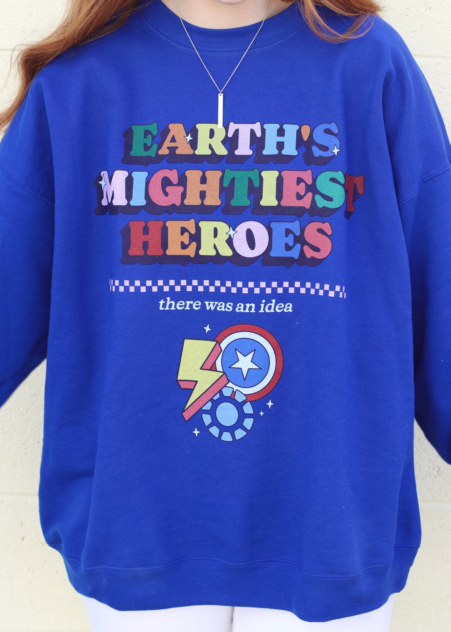 EARTH'S MIGHTIEST HEROES CREWNECK